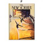 Balerinos biblioteka Liūtas New Yorker žurnalas Sienų meno drobės Tapyba Plakatai ir spaudiniai Sienų nuotraukos, skirtos svetainės dekoravimui be rėmelio 21*30cm