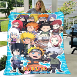 Itin skaidri 3D Naruto lova antklodė Biuro Namai Žygiai Piknikas Stora antklodė Madinga lovatiesė Flanelinė antklodė 75x90cm