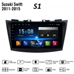9 colių automobilinis stereofoninis radijas, skirtas Suzuki Swift 2011-2015 Android automobiliniam multimedijos vaizdo grotuvui Automobilio stereofoninis radijas GPS navigacija WIFI 1+16GB