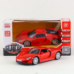 1/36 Scale 918 Casting Car Model, Cinko lydinio Žaislinis Automobilis Vaikams, Patraukiamos Transporto Priemonės Žaislinis Automobilis Mažiems Vaikams Vaikai Berniukai Mergaitės Dovana 1/36-13x5x4cm raudona