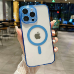 prabangus permatomas diafragmos objektyvas Magnetinis belaidžio įkrovimo dėklas, skirtas iPhone 14 13 12 11 Pro Max Viskas įskaičiuota apsauga nuo kritimo iPhone 14 Pro Max juoda