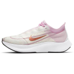 Nike Zoom Fly 3 Balti &Scaron;viesiai Arktiniai Rožiniai Bronziniai Moteri&scaron;ki Sportbačiai Juodi Metaliniai-Raudoni-Bronziniai AT8241-103 35.5