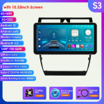 8G+128G DSP IPS Carplay 2 Din Android radijas, skirtas A6 C5 1997&ndash;2004 S6 RS6 AI Voice 4G-LTE automobilinis daugialypės terpės GPS 2 din i&scaron;manusis ekranas RDS Autoradio S3 8Core 3G 32G AI