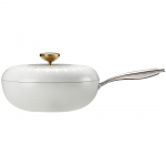 Wok keptuvė, kviečiai, ryžiai, akmuo, buitinė daržovių keptuvė, nelipni keptuvė, speciali apvali plok&scaron;čiadugnė keptuvė