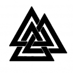 Valknut Odin Vikings simbolis Automobilių transporto priemonės &scaron;viesą atspindintys lipdukai Lipduko apdaila juoda