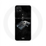 Coque maniacase pour Samsung Galaxy A22 5G Game of Thrones Saison 8 Le Tr&ocirc;ne de Fer La maison Stark Logo L'hiver arrive