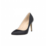 Moteri&scaron;ki siurblys smailus pir&scaron;tas Moteri&scaron;ki batai ploni kulniukai, raudoni apatiniai auk&scaron;takulniai, padas Nude Color Pumps Moteri&scaron;ki batai 35 juoda