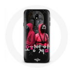 Coque pour Samsung Galaxy S4 Squid Game Affiche masques soldats logo cor&eacute;en