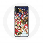 Coque pour Samsung Galaxy A21s One Piece Christmas Day Anime Manga