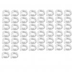 50 vnt. Plastikiniai vynmedžiai Augalai Daržovės Atraminis gnybtas sodo &scaron;iltnamio laikiklis balta