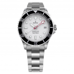 Ratio FreeDiver Sapphire nerūdijančio plieno baltas ciferblatas automatinis RTF047 200M vyri&scaron;kas laikrodis