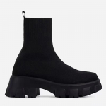 Moteri&scaron;ki batai Elastingi Platforminiai Batai Kvėpuojantys Pavasariniai Vasariniai Kulnai Botas Mujer Slip On Kulk&scaron;nies Batai Eleganti&scaron;ki moteri&scaron;ki batai su kulnais 39 juoda