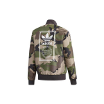 Adidas Originals Trefoil Dvipusė Kamufliažinė Striukė Vyri&scaron;kos Striukės Grafito-Juoda DX4219 XS