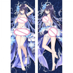 60x180cm Seele Sexy Pagalvės užvalkalas Anime žaidimas Honkai: Star Rail Anime Dakimakura dekoratyvinis kūno pagalvės užvalkalas Peach40X120CM