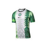 Nike Nigerijos komandos namų sirgalių versijos kvėpuojantis greitai džiūstantis futbolo trumpomis rankovėmis mar&scaron;kinėlis Vyrams Vir&scaron;utiniai drabužiai Baltas CT4225-100 M