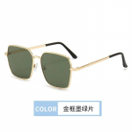 Madingi didelio rėmo akiniai nuo saulės Moteri&scaron;ki metaliniai retro vyri&scaron;ki akiniai nuo saulės UV400 prabangūs dizainerių akiniai Gafas De Sol Para Hombre