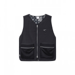 Nike Vienspalvė Logo Printed Zip liemenė Vyrams Liemenės Juodos DV9494-010 S