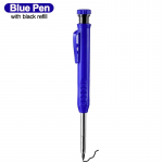 Tvirtas dailidės pie&scaron;tukų rinkinys su papildymo laidais, įmontuotu galąstuvu, mechaniniu žymekliu, skirtu Scriber medienos apdirbimo įrankiams mėlyna