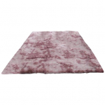 Yousheng Fluffy Area Kilimėlis Neply&scaron;imui atsparus poliesterio sulankstomas gražus grindų kilimas miegamajam 40x60cm rožinė