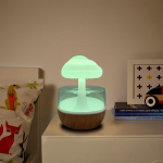 1 vnt Kūrybinis lietaus drėkintuvas, debesų lietus Spalvinga grybų &scaron;viesa debesies aplinkos &scaron;viesa Colorful Humidifier