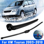 1 komplektas 16 colių automobilio galinio lango priekinio stiklo valytuvo svirties ir mentelių rinkinys, skirtas VW Touran 2003 2004 2005 2006 2007 2008 2009 2010 m. CHINA