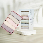 5 poros auk&scaron;čiausios kokybės labai tamprių nedeformuojančių medvilnės ir mink&scaron;tos besiūlių antibakterinių apatinių (Vienas dydis, tinka juosmeniui 29,5-80 cm)