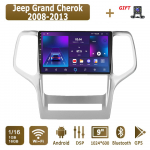 Android Carplay automobilinis radijas, skirtas Jeep Grand Cherok 2008-2013 Multimedijos grotuvas galvos blokas Stereo GPS navigacija BT WIFI 4+64GB 1+16GB