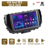 &bdquo;Android Carplay&ldquo; automobilio radijas, skirtas &bdquo;KIA Soul SK3 2019&ndash;2020 m.&ldquo; multimedijos grotuvui, galvos įrenginiui, stereofoniniam GPS navigacijos įrenginiui, &bdquo;Bluetooth&ldquo; ry&scaron;iui, 4+64 GB WIFI. 1+16GB