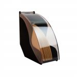 Kavos filtro laikiklis su dangteliu, tinka kūgio formos kavos filtrams One Size juoda