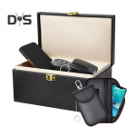 Faraday dėžutė automobilio raktams, signalų blokavimo dėžutė, skirta automobilio apsaugai, dviejų sluoksnių apsaugos nuo vagystės raktų laikiklis su 2 Faraday mai&scaron;eliais