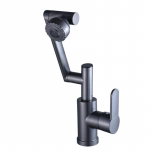 Skaitmeninis ekranas LED praustuvo mai&scaron;ytuvas vandens čiaupo vonia 360 laipsnių vonios mai&scaron;ytuvas su viena plastikine rankena kriauklės čiaupo mai&scaron;ytuvas kar&scaron;tas ir &scaron;altas