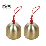 2 vnt. patvarus metalinis varpas, atsparus dilimui, tvirtas &bdquo;pasidaryk pats&ldquo; vėjo varpelio pakabukas raudona