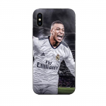 Coque Maniacase pour iPhone X Kylian Mbappe Real Madrid Goal