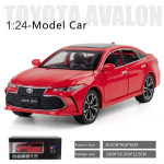 1/24 &bdquo;Toyota&ldquo; azijieti&scaron;ko drakono lydinio automobilio modelio simuliacija, garsas ir &scaron;viesa, traukiama atgal, vaikų žaislinių automobilių berniukų kolekcijos papuo&scaron;alų dovana juoda