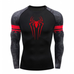 Nauji kompresiniai mar&scaron;kinėliai vyrams, fitnesui, sporto salei, superherojų sportiniai bėgimo mar&scaron;kinėliai, rashgard vir&scaron;ūnės, greitai džiūstantys mar&scaron;kinėliai ilgomis rankovėmis vyrams L