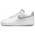 Nike Air Force 1 07 LX Blizgantis Swoosh Moteri&scaron;ki sportbačiai Balti Vėsiai pilki Daugiaspalviai HQ3461-191 36 gray