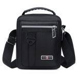 Madingi Oksfordo krep&scaron;iai Vyri&scaron;ki krep&scaron;iai per petį Vyri&scaron;ki vandeniui atsparūs &bdquo;Messenger Crossbody&ldquo; krep&scaron;iai vyrams Verslo krep&scaron;iai vyrams juoda