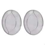 2 vnt oro gruzdintuvės priedų purslų ekrano keitimas, plono tinklelio nerūdijančio plieno purslų skydas,