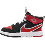 Air Jordan 1 Mid RM EasyOn PS Bred Vaikų Sportbačiai Juodi Balti Universiteto Raudoni FQ1282-006 28