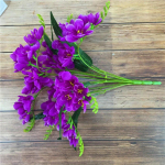 Vestuvių gėlė Dirbtinės gėlės Orchidėjų gėlė be vazono buitinė kompozicija Gėlių menas Orchidėja &Scaron;ilkinė gėlė namų vestuvių dekoravimui