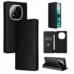 Atverčiamas dangtelis, skirtas Xiaomi Redmi Note 14 / 14 Pro / Note 14 Pro+ Plus PU odinis telefono dėklas, viso kūno apsauga, smūgiams atsparus piniginės dangtelis Xiaomi Redmi Note 14 juoda