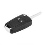VGEBY coque de cl&eacute; &Eacute;tui &agrave; t&eacute;l&eacute;commande pliable &agrave; 2 boutons pour cl&eacute; de voiture po Vauxhall Opel Astra Insignia