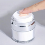 15/30/50ml Tu&scaron;čias beorės pompos indelis, Daugkartinio pildymo akrilinis kremo vakuuminis buteliukas, Ne&scaron;iojamo dydžio indelis makiažui, losjonui, kosmetikai 15ml