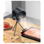 Ne&scaron;iojamas mini buitinis gartraukis, galingas virtuvės i&scaron;traukimo ventiliatorius su daugkartiniu filtravimu, skirtas