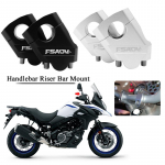 22 mm Vairo Pakėlimo Laikiklis Vairo Griebtuvas Sidabrinis Juodas SUZUKI DL650 V-Strom 650 DL 650 VStrom 650 VStrom650 22mm Black