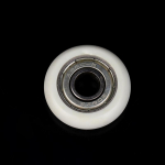 1 vnt. 608 ZZ 8*30*8,5 mm POM nailono apvalaus tipo ritininis ratukas, POM apvyniotas 608ZZ guolio skriemulys, plastikinis ratukas One Size