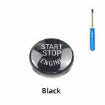 Automobilio variklio paleidimo mygtukas Pakeisti dangtelį STOP jungiklio priedai Raktų dekoras, skirtas BMW X1 X5 X6 E71 Z4 E89 3 5 serija E90 E91 E60 E87 raudona