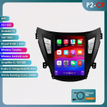 Ossuret Android automobilio radijas GPS Hyundai Elantra Avante I35 2011-2013 m. Multimedia 9,7 colio vertikalus ekranas Carplay Android Auto grotuvas Multimedia vaizdo įra&scaron;as P2CP 4Core 2G 32G
