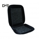 Medinių karoliukų automobilio sėdynės pagalvėlė Kvėpuojanti vasarinė vėsinanti pagalvėlė Komfortas Masažas Automobilio sėdynės pagalvėlė nugaros atramai ir kar&scaron;čio mažinimui juoda