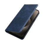Verslo odinis atverčiamas telefono dėklas Realme C67 C55 C53 C35 C33 C31 C30S C30 C21Y C25Y C21 C20 Magnetinis piniginės dėklas dangtelis stovas Realme C12 mėlyna